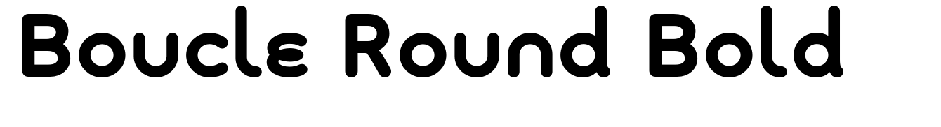 Boucle Round Bold